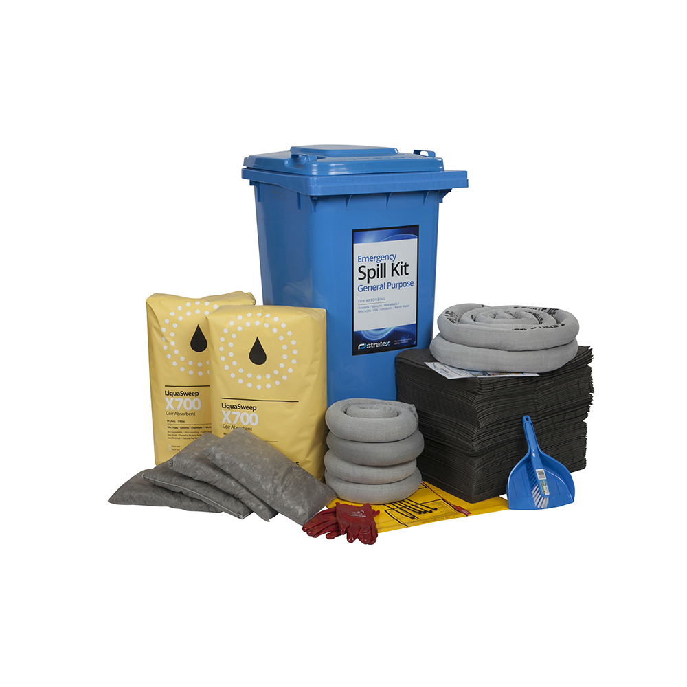 240 Litre Wheeled Bin Standard Spill Kit Refill
